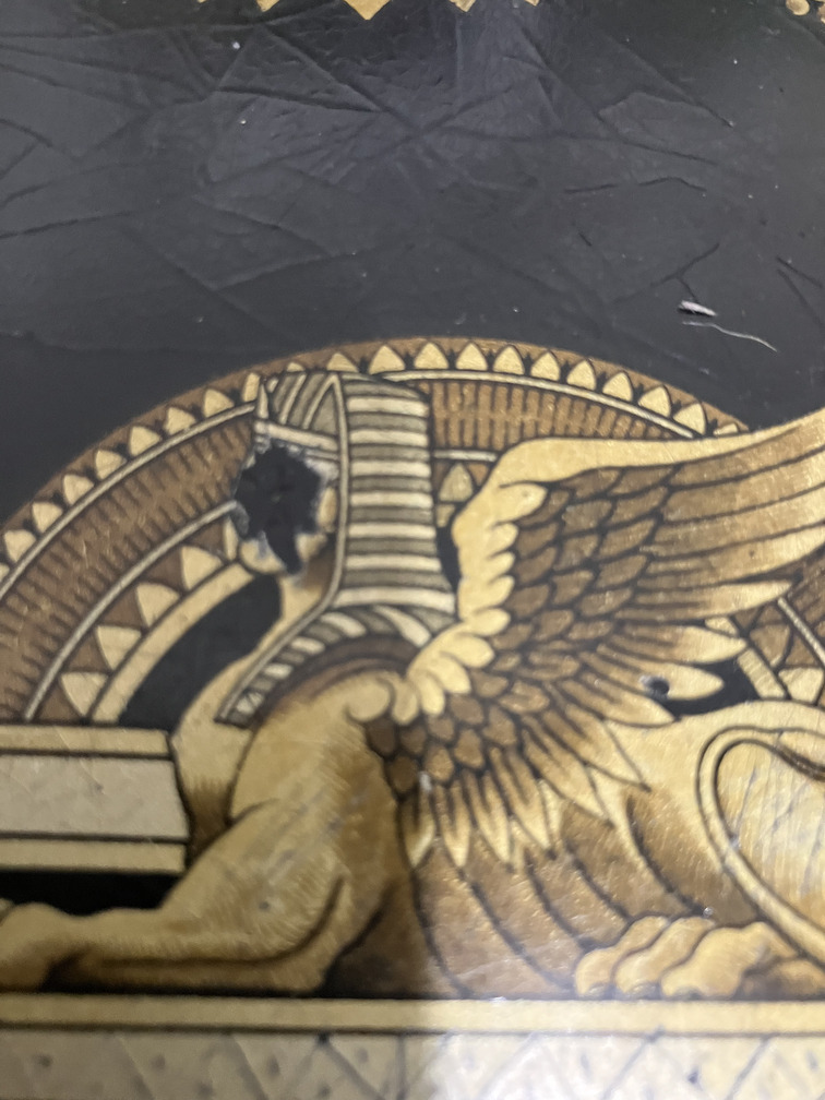 Sphinx decal detail